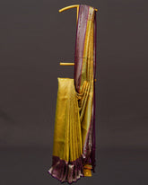 Graceful Elegance in Green & Purple